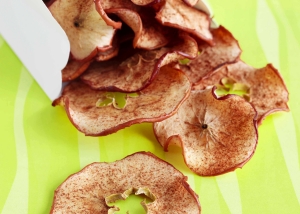 Gezond tussendoortje: appelchips